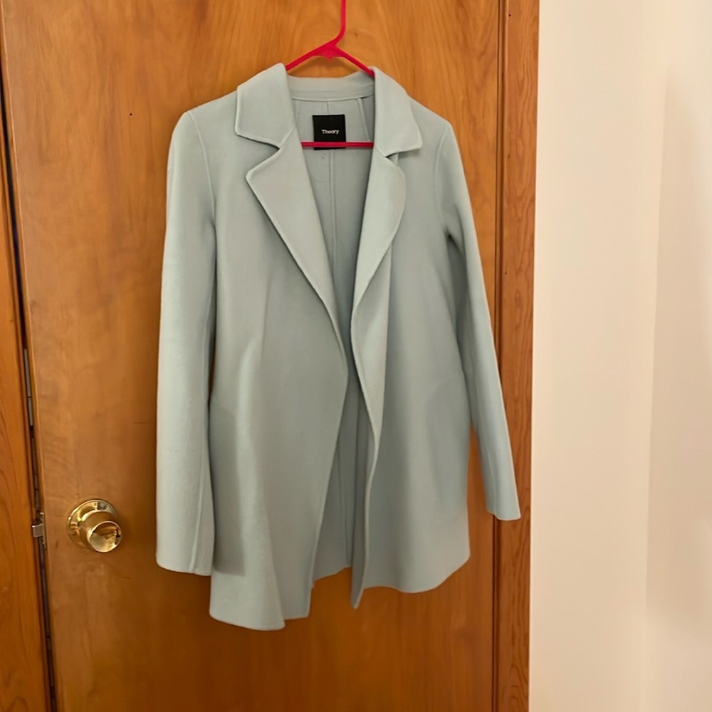 Theory Wool-Cashmere Sileena Coat